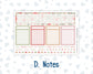 Kit 0308 - Laurel Denise The Scout Planner Large - Monthly Kit - December - Knit & Holly