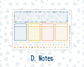 Kit 0265 - Laurel Denise The Scout Planner Large - Monthly Kit - May - Honeybee Sky
