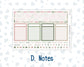 Kit 0257 - Laurel Denise The Scout Planner Large - Monthly Kit - March - Blush Garden