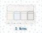 Kit 0250 - Laurel Denise The Scout Planner Large - Monthly Kit - Quiet January