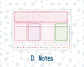 Kit 0253 - Laurel Denise The Scout Planner Large - Monthly Kit - February - Rosy Daydreams