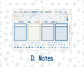 Kit 0249 - Laurel Denise The Scout Planner Large - Monthly Kit - January - Icy Lace