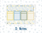 Kit 0274 - Laurel Denise The Scout Planner Large - Monthly Kit - July - Sunny Lemon Shore