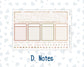 Kit 0301 - Laurel Denise The Scout Planner Large - Monthly Kit - November - Sunday Comfort