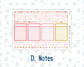 Kit 0294 - Laurel Denise The Scout Planner Large - Monthly Kit - September - Rosy Reveria