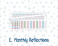Kit 0262 - Laurel Denise The Scout Planner Large - Monthly Kit - April - Spring Puffs