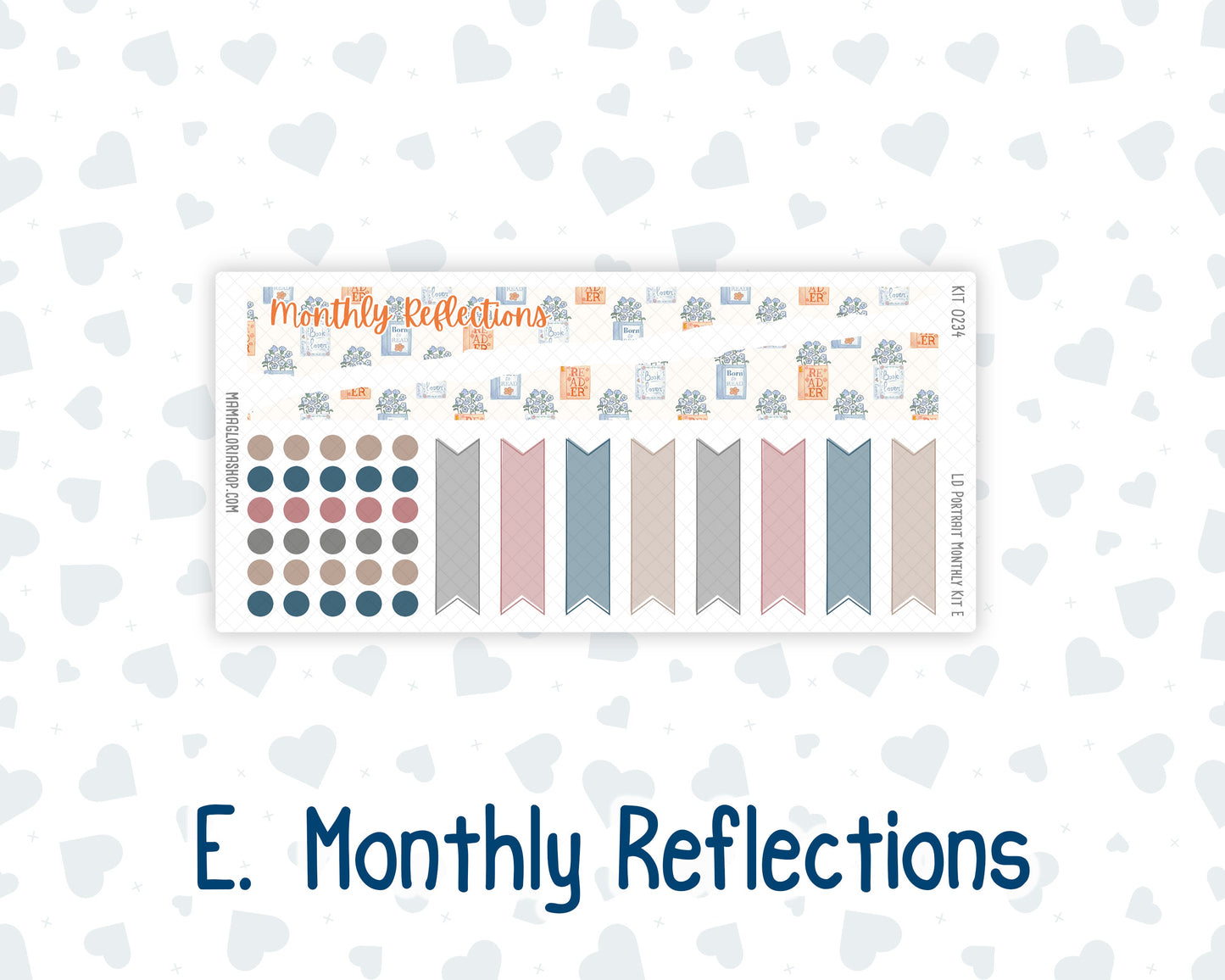Kit 0234 - Laurel Denise Portrait - Monthly Kit - September - REF - Kit 0234 – Reader’s Escape - September