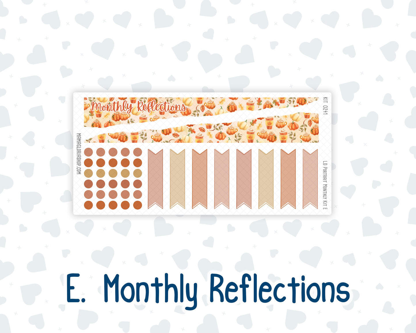 Kit 0241 - Laurel Denise Portrait - Monthly Kit - November - Pumpkin Latte