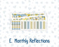 Kit 0274 - Laurel Denise The Scout Planner Large - Monthly Kit - July - Sunny Lemon Shore