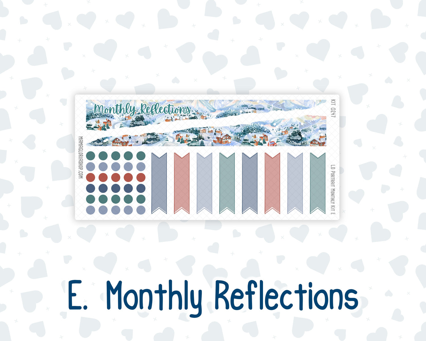 Kit 0247 - Laurel Denise Portrait - Monthly Kit - December - Snow Day Adventures