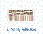 Kit 0298 - Laurel Denise The Scout Planner Large - Monthly Kit - October - Velvet Bloom