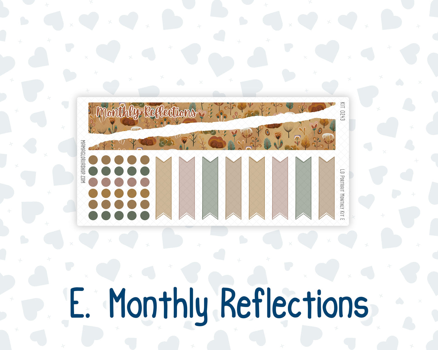 Kit 0243 - Laurel Denise Portrait - Monthly Kit - November - Boho Autumn