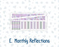 Kit 0263 - Laurel Denise The Scout Planner Large - Monthly Kit - April - Lavender Drift