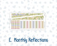Kit 0280 - Laurel Denise The Scout Planner Large - Monthly Kit - Half Past Six In August