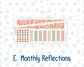 Kit 0278 - Laurel Denise The Scout Planner Large - Monthly Kit - August - Oops, All Peaches