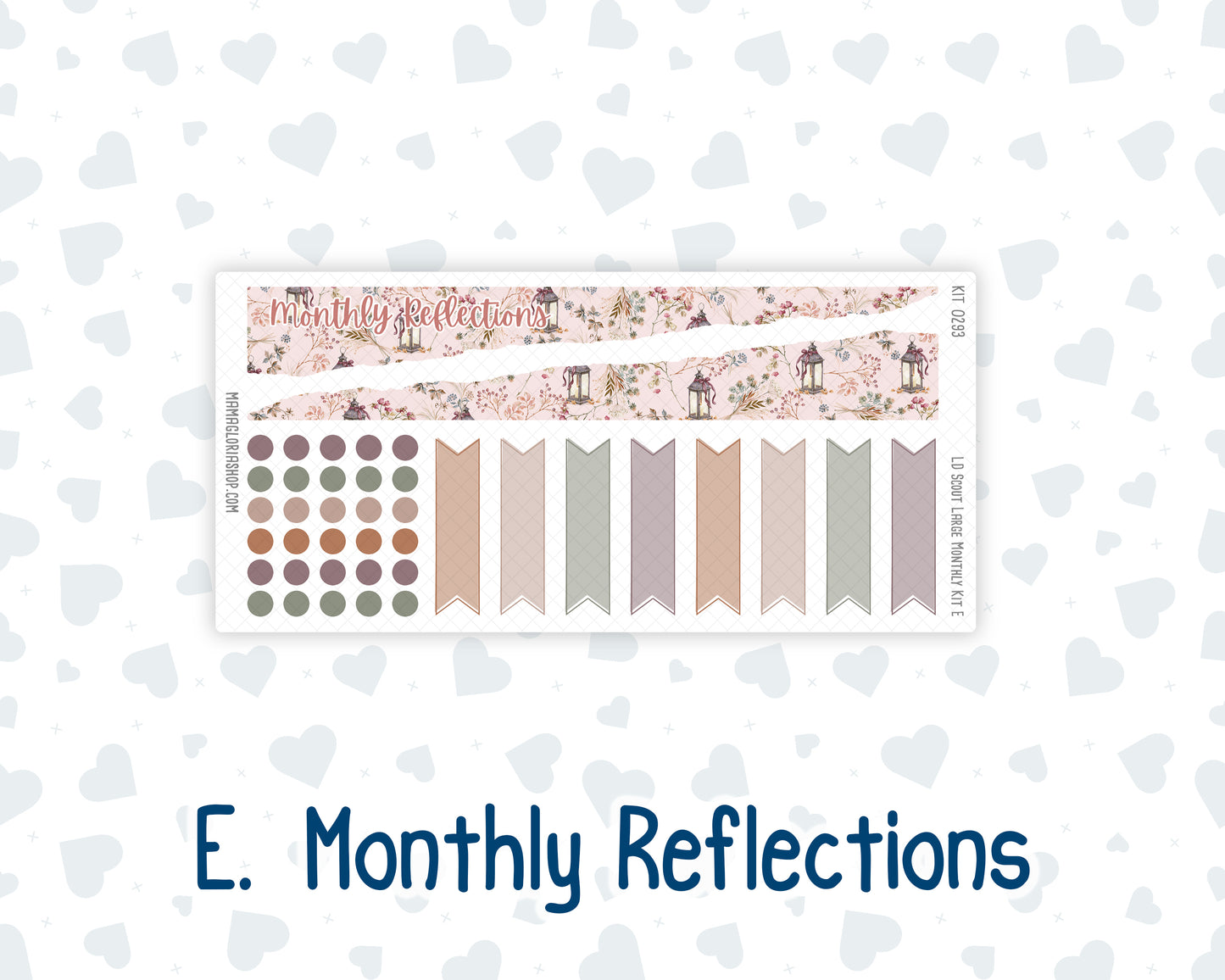 Kit 0293 - Laurel Denise The Scout Planner Large - Monthly Kit - September - Fleur de Provence