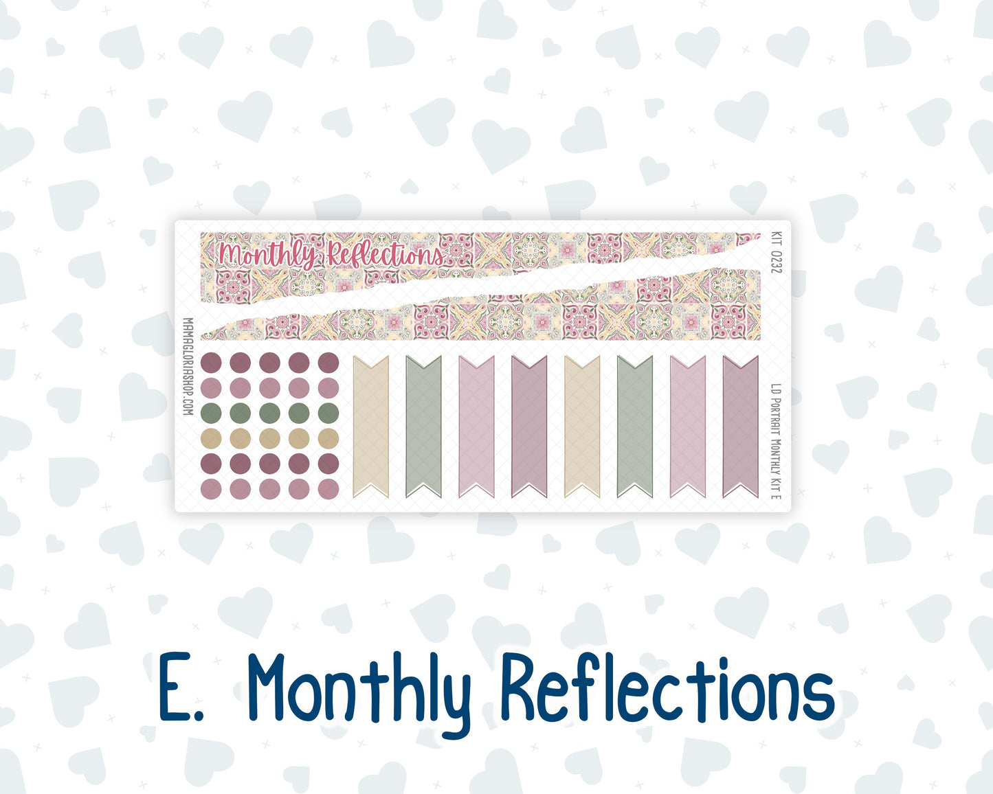 Kit 0232 - Laurel Denise Portrait - Monthly Kit - September - Heirloom Garden