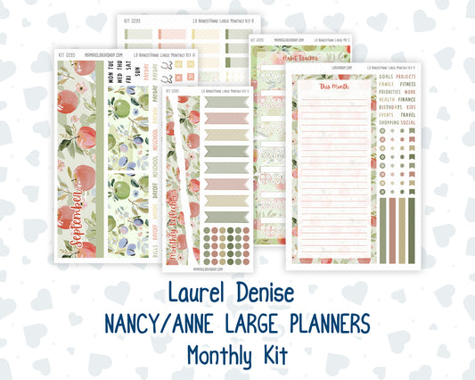 Kit 0295 - Laurel Denise Nancy/Anne Large - Monthly Kit - September - Apple Harvest