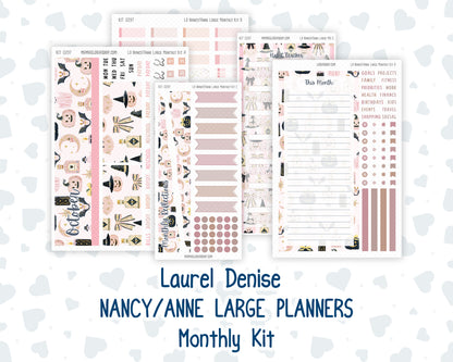Kit 0297 - Laurel Denise Nancy/Anne Large - Monthly Kit - October - Pink Spell