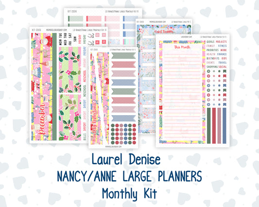 Kit 0306 - Laurel Denise Nancy/Anne Large - Monthly Kit - December - Jolly Mischief