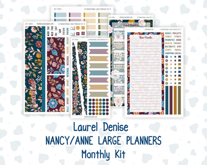 Kit 0304 - Laurel Denise Nancy/Anne Large - Monthly Kit - November - Autumn In Bloom