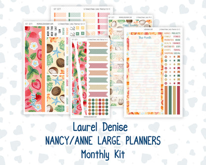 Kit 0271 - Laurel Denise Nancy/Anne Large - Monthly Kit - June - Strawberry Shore