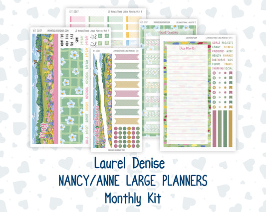 Kit 0267 - Laurel Denise Nancy/Anne Large - Monthly Kit - May - Flowers For Mama