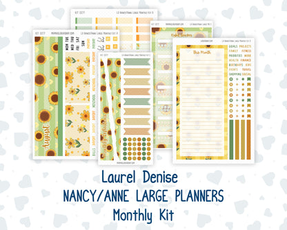 Kit 0277 - Laurel Denise Nancy/Anne Large - Monthly Kit - August - Sunflower Drama Club