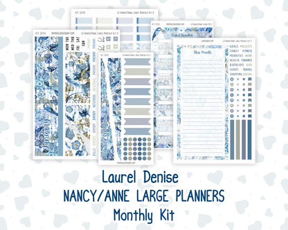 Kit 0249 - Laurel Denise Nancy/Anne Large - Monthly Kit - January - Icy Lace