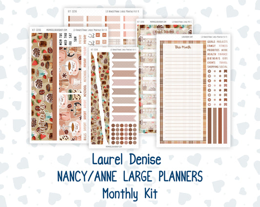 Kit 0296 - Laurel Denise Nancy/Anne Large - Monthly Kit - September - Coffee Break