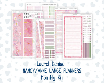 Kit 0253 - Laurel Denise Nancy/Anne Large - Monthly Kit - February - Rosy Daydreams