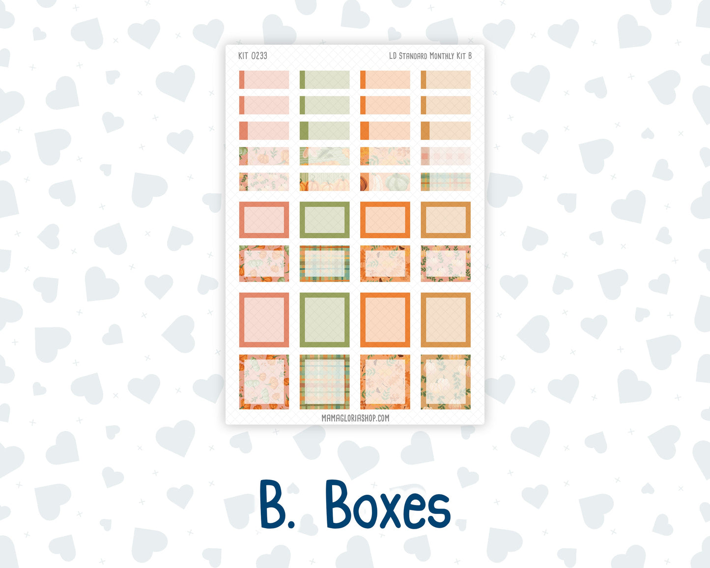 Kit 0233 - Laurel Denise Standard - Monthly Kit - September - Cinnamon Days