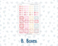 Kit 0254 - Laurel Denise Nancy/Anne Large - Monthly Kit - February - Valentine Village