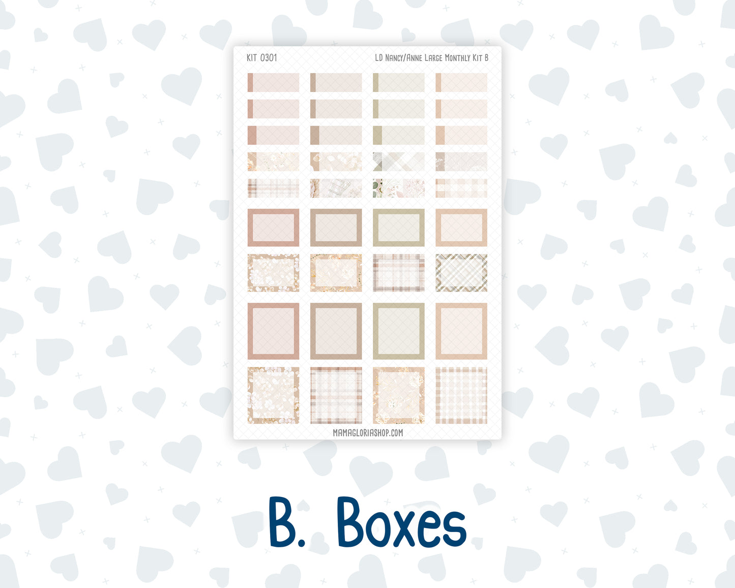 Kit 0301 - Laurel Denise Nancy/Anne Large - Monthly Kit - November - Sunday Comfort