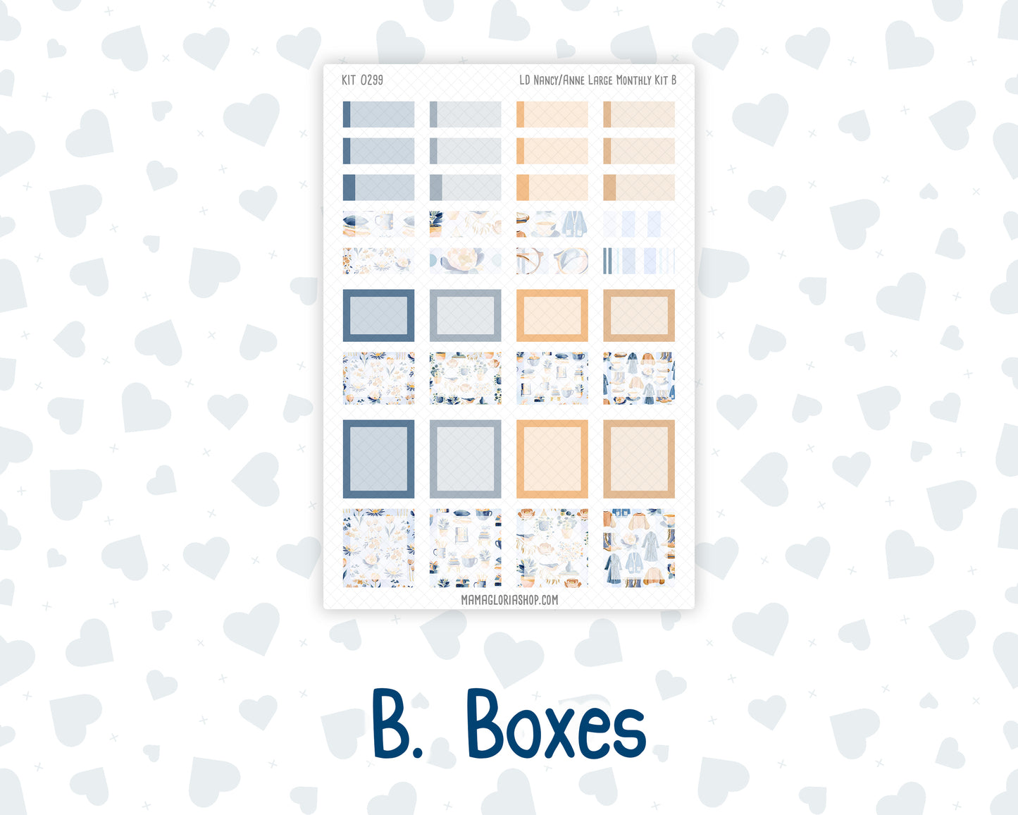Kit 0299 - Laurel Denise Nancy/Anne Large - Monthly Kit - October - Book Nook