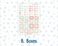 Kit 0244 - Laurel Denise Standard - Monthly Kit - December - Santas Village