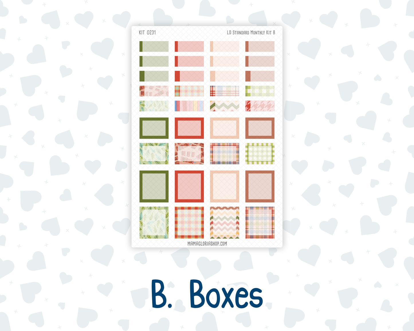 Kit 0231 - Laurel Denise Standard - Monthly Kit - August - Backyard BBQ