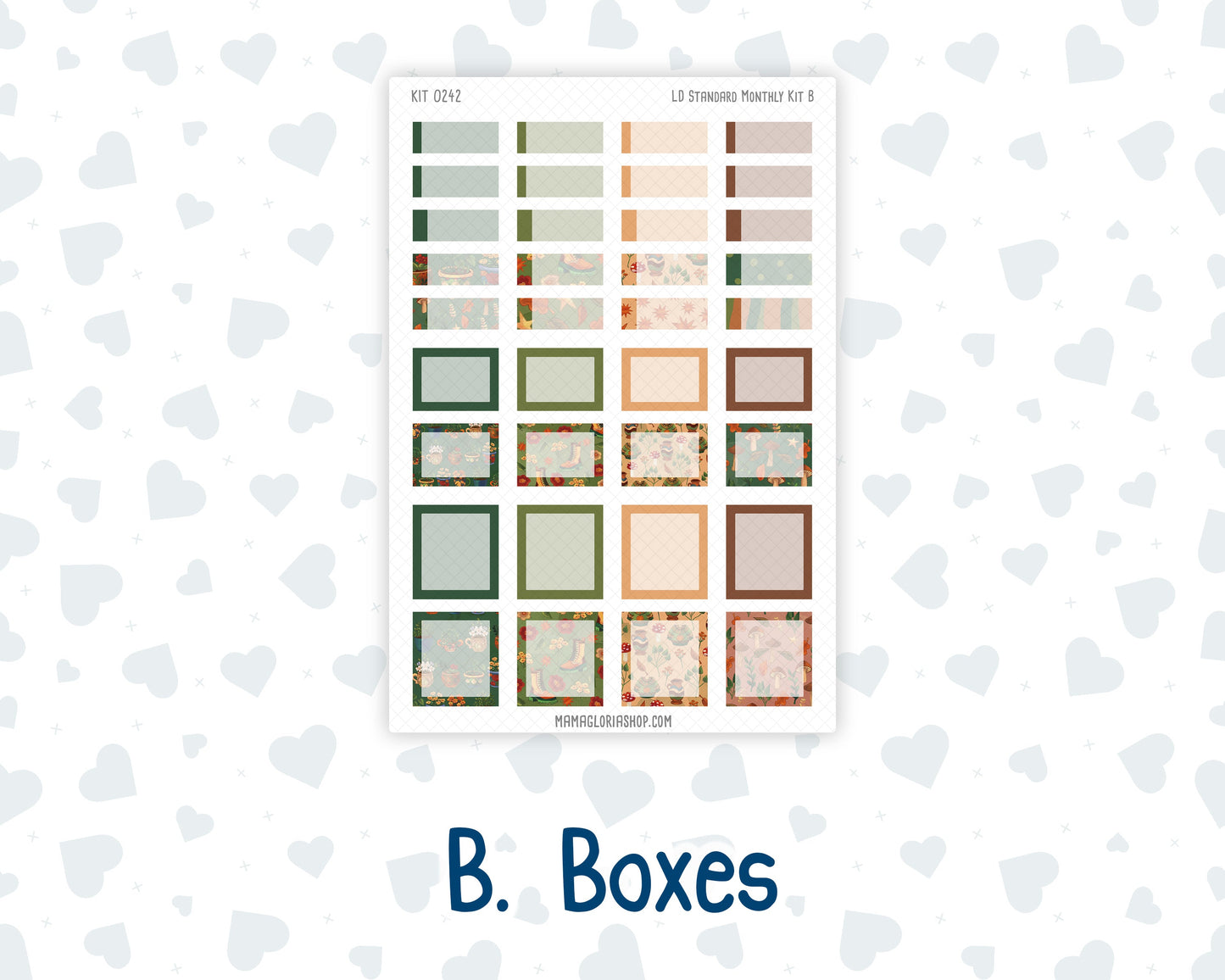 Kit 0242 - Laurel Denise Standard - Monthly Kit - November - Cottage Autumn