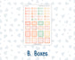 Kit 0278 - Laurel Denise Nancy/Anne Large - Monthly Kit - August - Oops, All Peaches