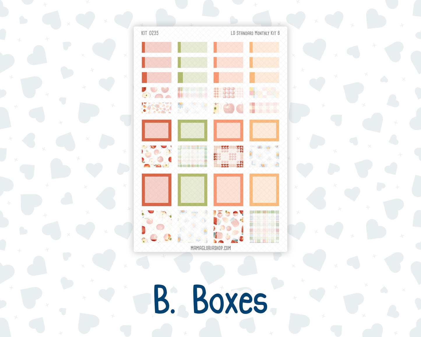 Kit 0235 - Laurel Denise Standard - Monthly Kit - September - Apple Orchard