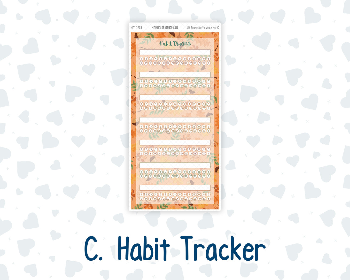 Kit 0233 - Laurel Denise Standard - Monthly Kit - September - Cinnamon Days