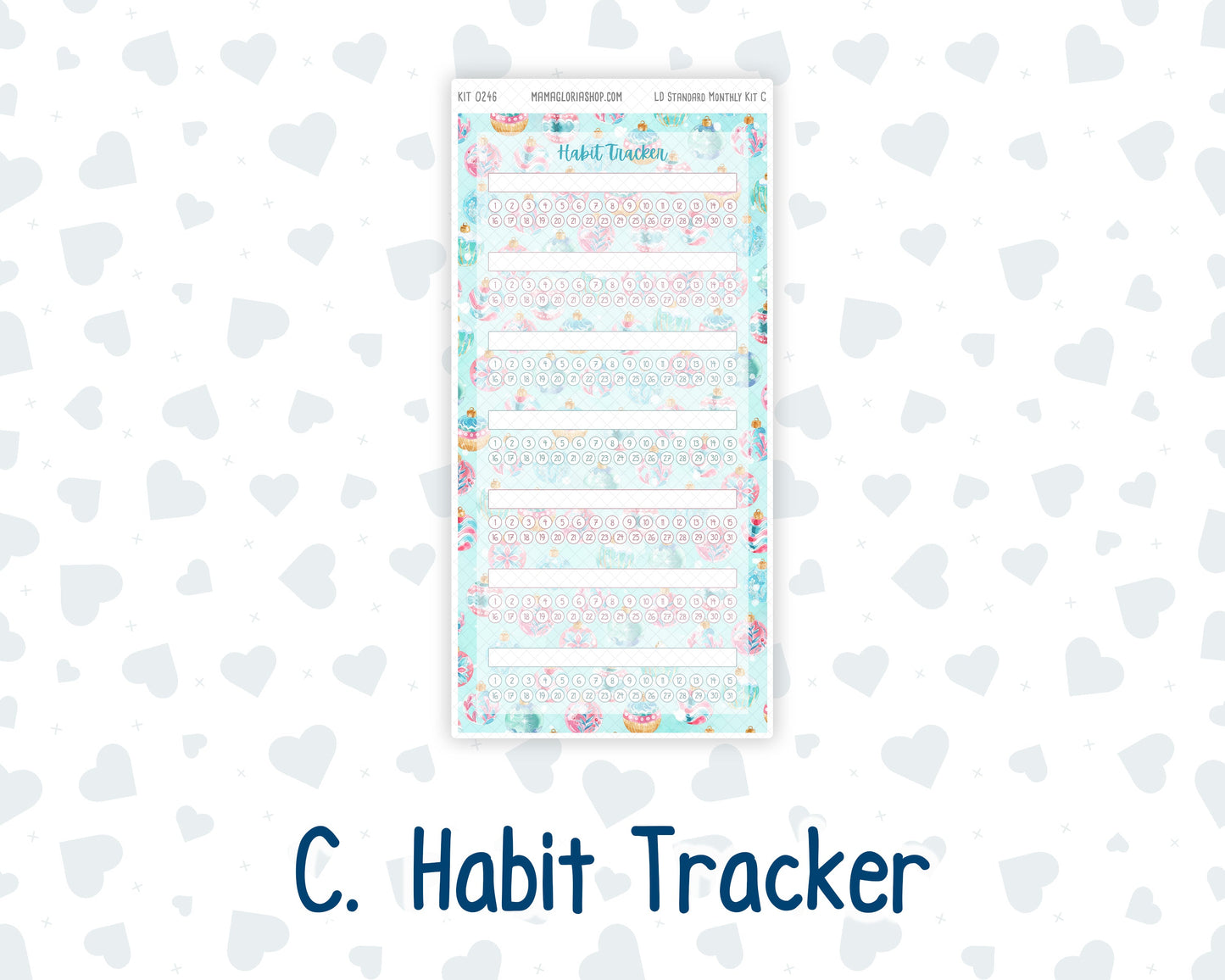 Kit 0246 - Laurel Denise Standard - Monthly Kit - December - Gingerbread Sweets