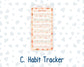 Kit 0228 - Laurel Denise Standard - Monthly Kit - August - Just Peachy