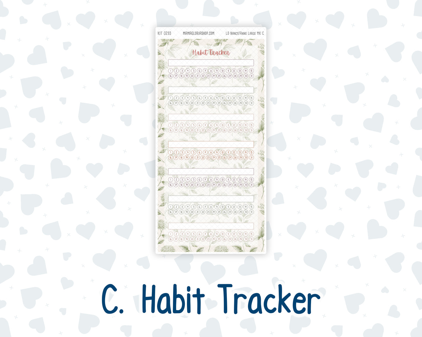 Kit 0293 - Laurel Denise Nancy/Anne Large - Monthly Kit - September - Fleur de Provence