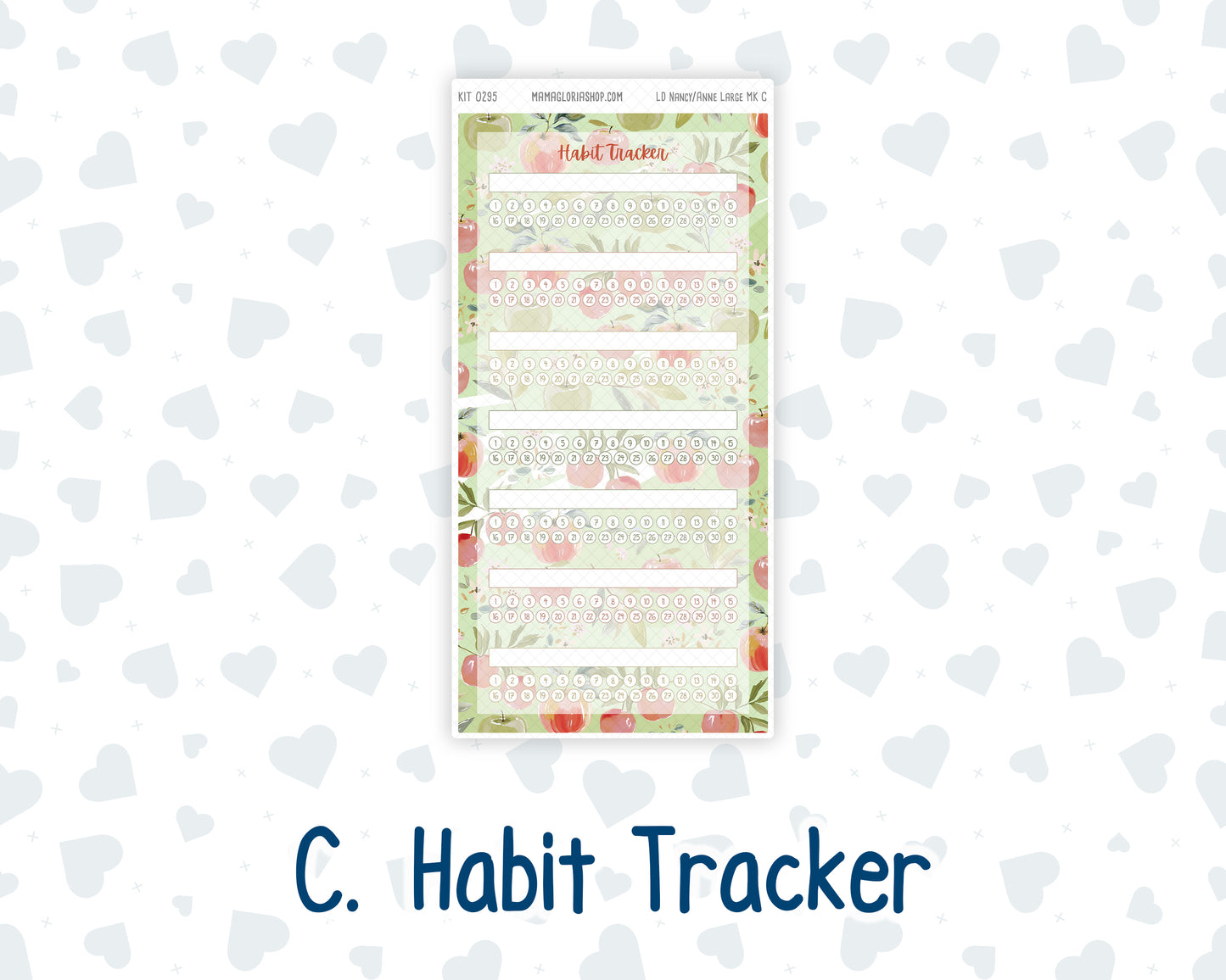Kit 0295 - Laurel Denise Nancy/Anne Large - Monthly Kit - September - Apple Harvest
