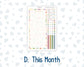 Kit 0260 - Laurel Denise Nancy/Anne Large - Monthly Kit - April - Pastel Egg Hunt