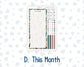 Kit 0275 - Laurel Denise Nancy/Anne Large - Monthly Kit - July - Tropical Safari Blush