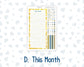 Kit 0274 - Laurel Denise Nancy/Anne Large - Monthly Kit - July - Sunny Lemon Shore