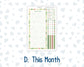 Kit 0256 - Laurel Denise Nancy/Anne Large - Monthly Kit - March - Froggy Luck