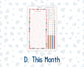 Kit 0270 - Laurel Denise Nancy/Anne Large - Monthly Kit - June - Beachside Bliss